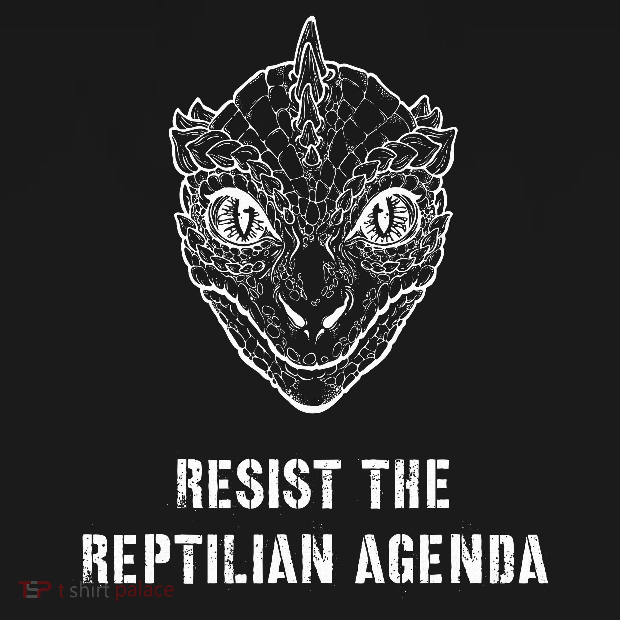Conspiracy Theory Resist The Reptilian Agenda Visor