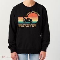 Camel Towing Retro Adult Humor Saying Funny Women's Sweatshirt thumb 0