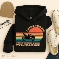 Camel Towing Retro Adult Humor Saying Funny Hoodie thumb 4