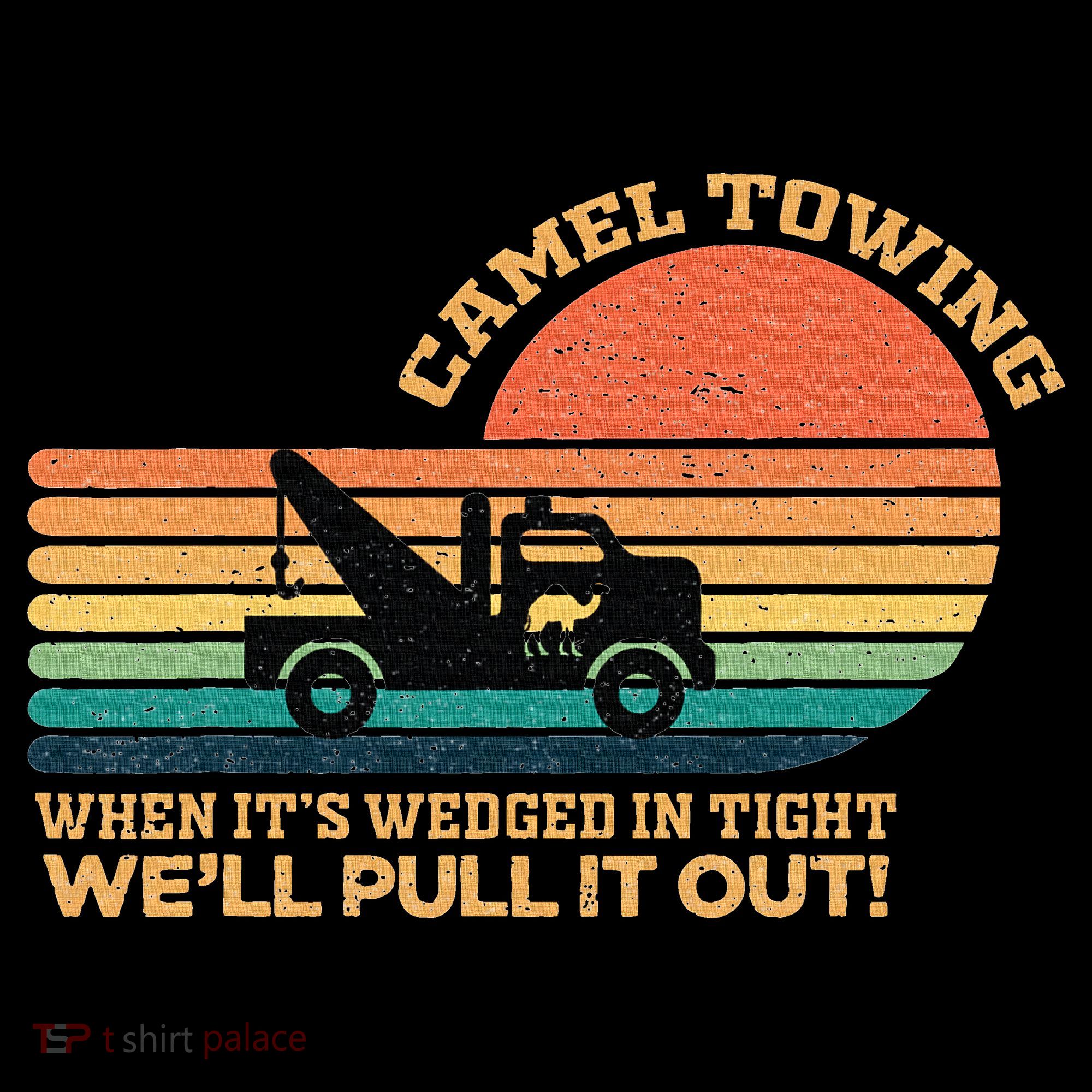 Camel Towing Retro Adult Humor Saying Funny Women's Hoodie