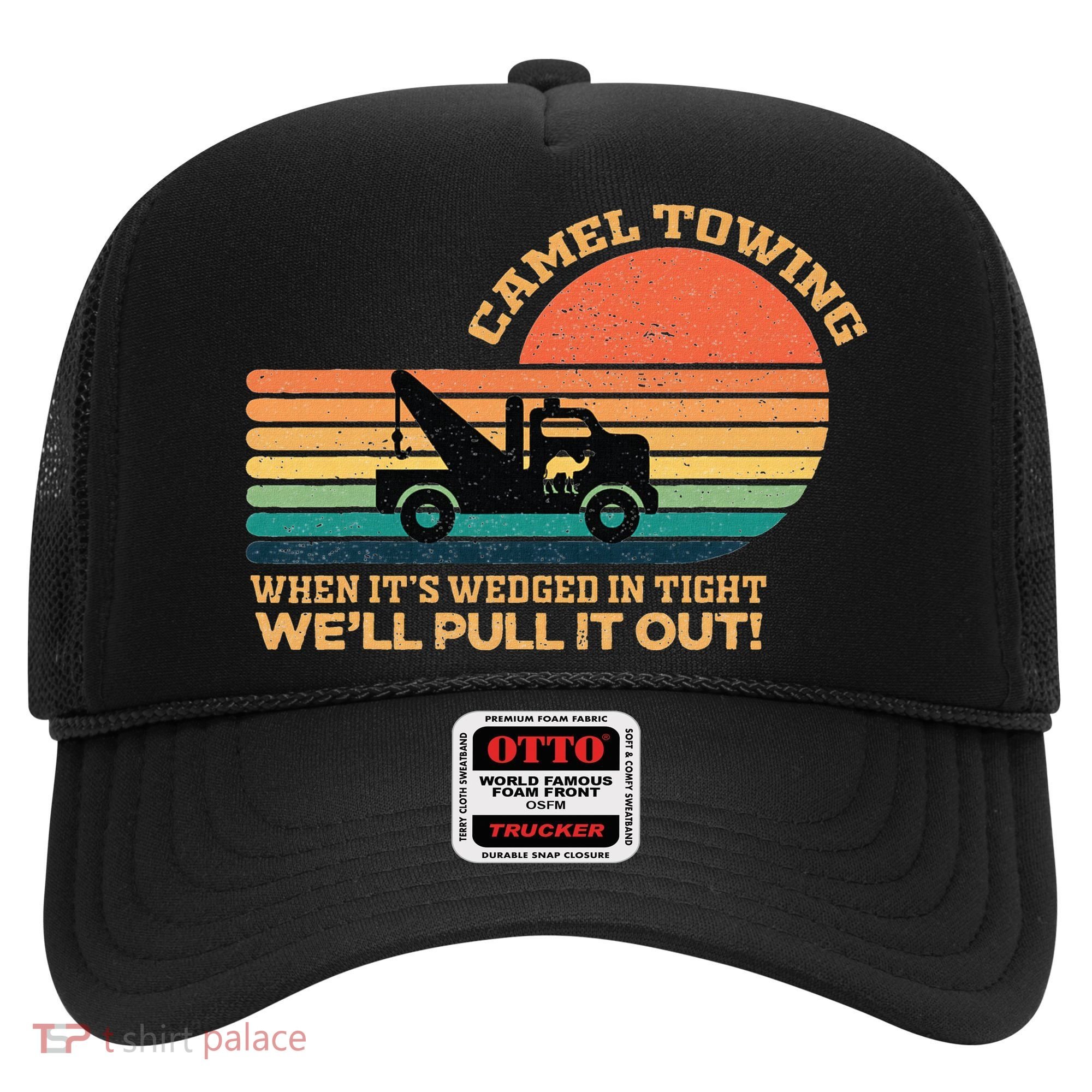 Camel Towing Retro Adult Humor Saying Funny Hat