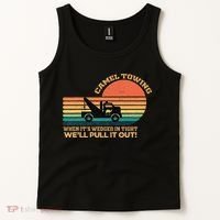 Camel Towing Retro Adult Humor Saying Funny Tank Top thumb 2