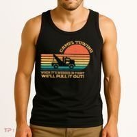 Camel Towing Retro Adult Humor Saying Funny Tank Top thumb 3