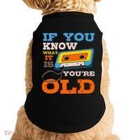 Cassette Tape Radio 70S 80S 90S Music Lover Doggie Tank thumb 0