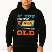 Cassette Tape Radio 70S 80S 90S Music Lover Hoodie thumb 2