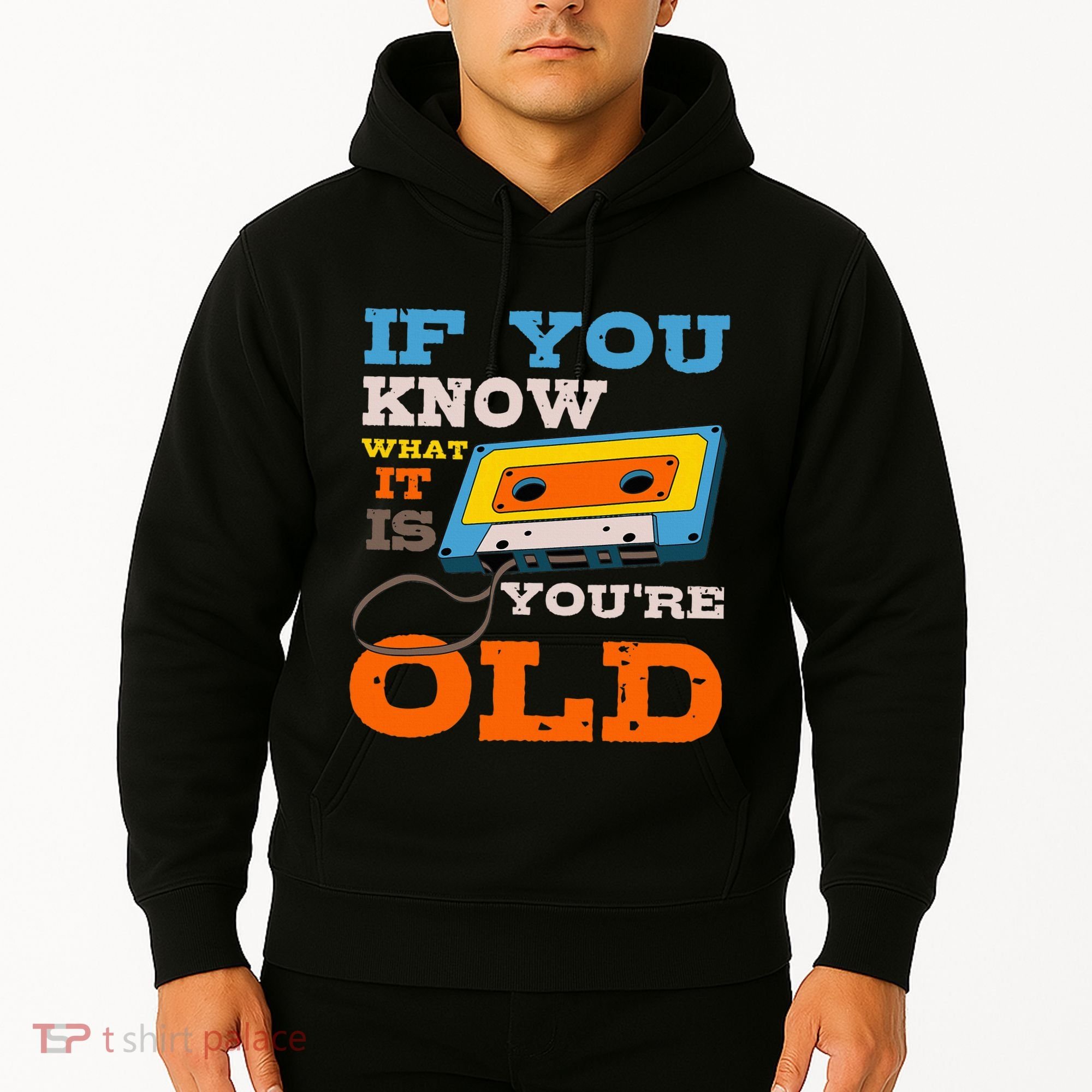 Cassette Tape Radio 70S 80S 90S Music Lover Hoodie