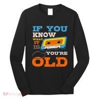 Cassette Tape Radio 70S 80S 90S Music Lover Long Sleeve Shirt thumb 0
