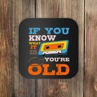 Cassette Tape Radio 70S 80S 90S Music Lover Coaster thumb 0