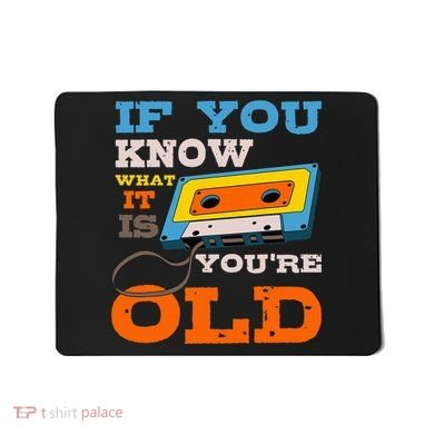 Cassette Tape Radio 70S 80S 90S Music Lover Mousepad