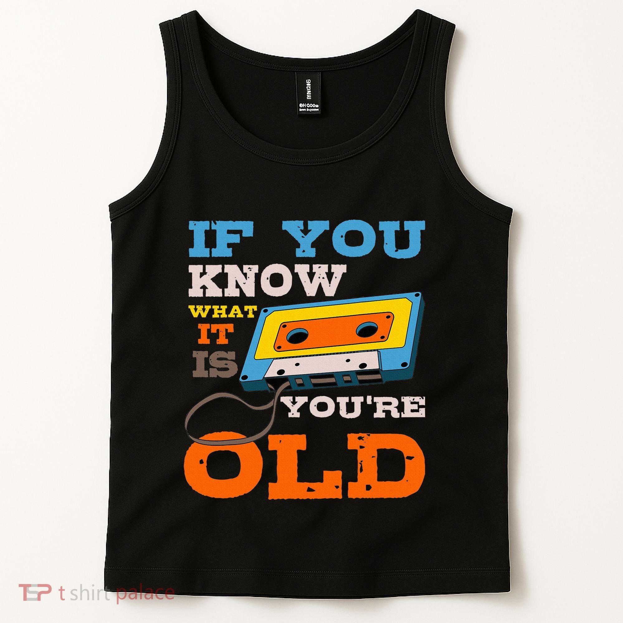 Cassette Tape Radio 70S 80S 90S Music Lover Tank Top