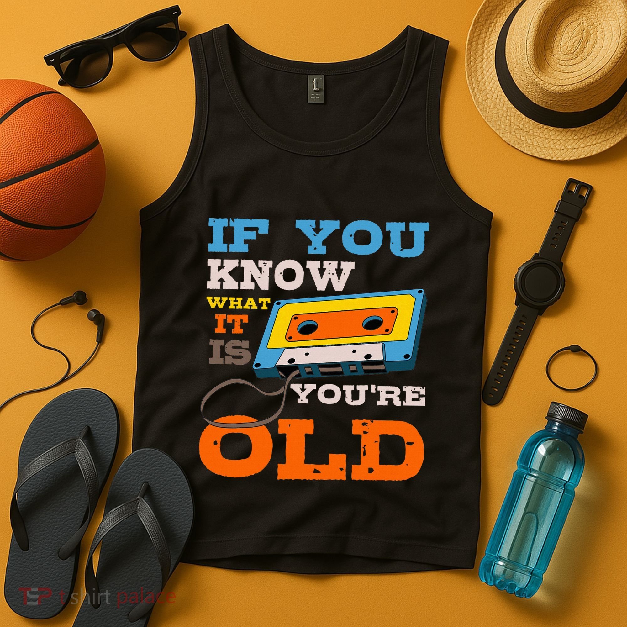 Cassette Tape Radio 70S 80S 90S Music Lover Tank Top