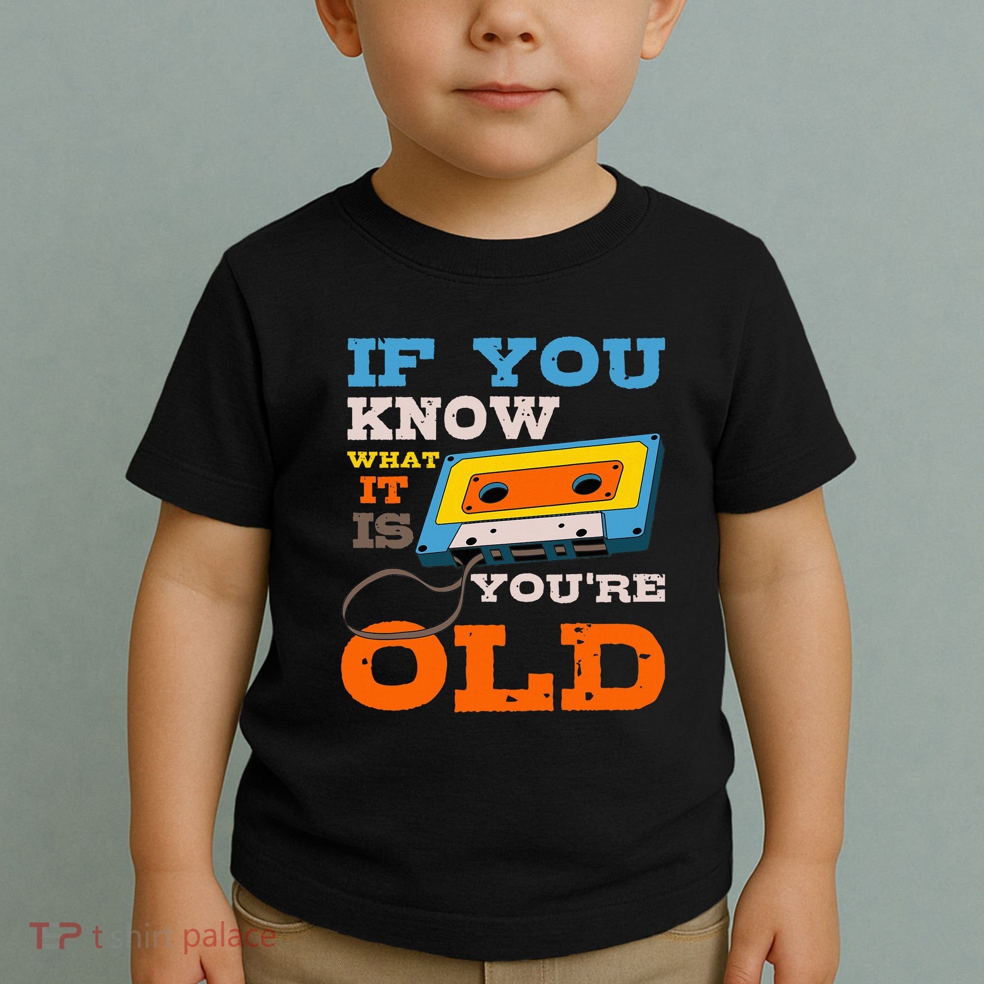 Cassette Tape Radio 70S 80S 90S Music Lover Toddler T-Shirt
