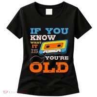 Cassette Tape Radio 70S 80S 90S Music Lover Women's T-Shirt thumb 0