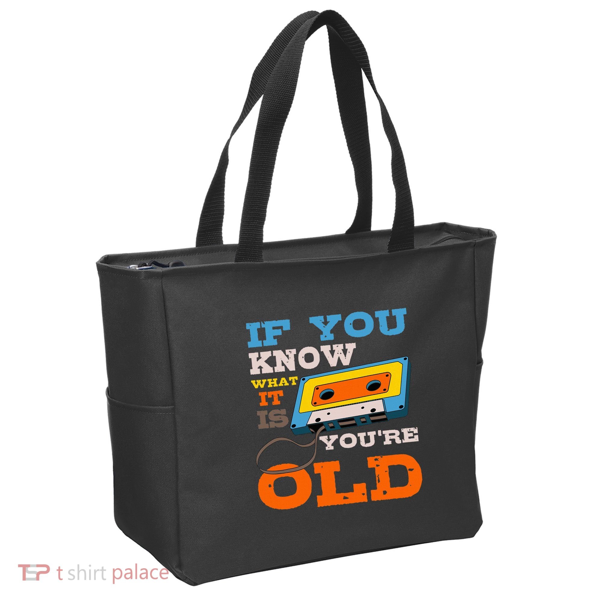 Cassette Tape Radio 70S 80S 90S Music Lover Tote Bag