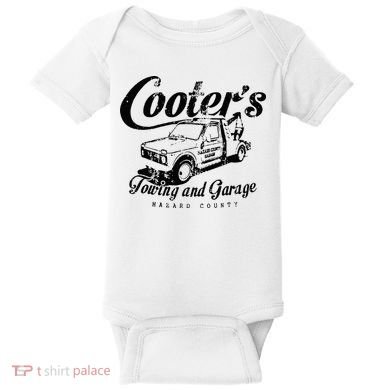 Cooters Towing & Repair Garage Baby Bodysuit