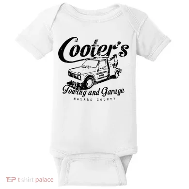 Cooters Towing & Repair Garage Baby Bodysuit