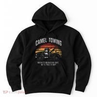 Camel Towing Retro Adult Humor Saying Hoodie thumb 0