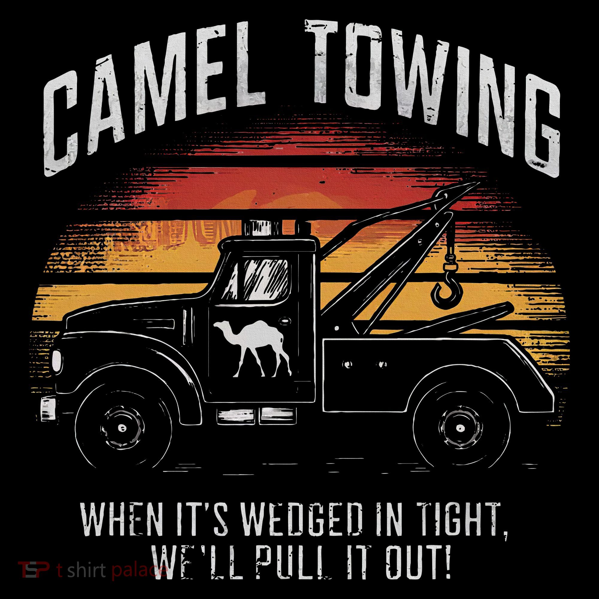 Camel Towing Retro Adult Humor Saying Women's Hoodie