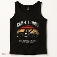 Camel Towing Retro Adult Humor Saying Tank Top thumb 2
