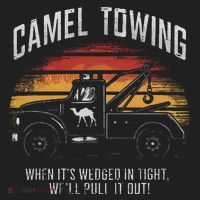 Camel Towing Retro Adult Humor Saying Golf Towel thumb 3