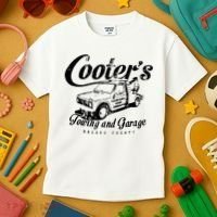 CooterS Towing & Repair Garage Kids T-Shirt thumb 3