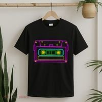 Cassette Tape Retro Vintage Old School 70S 80S 90S T-Shirt thumb 2