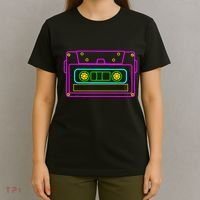 Cassette Tape Retro Vintage Old School 70S 80S 90S T-Shirt thumb 4