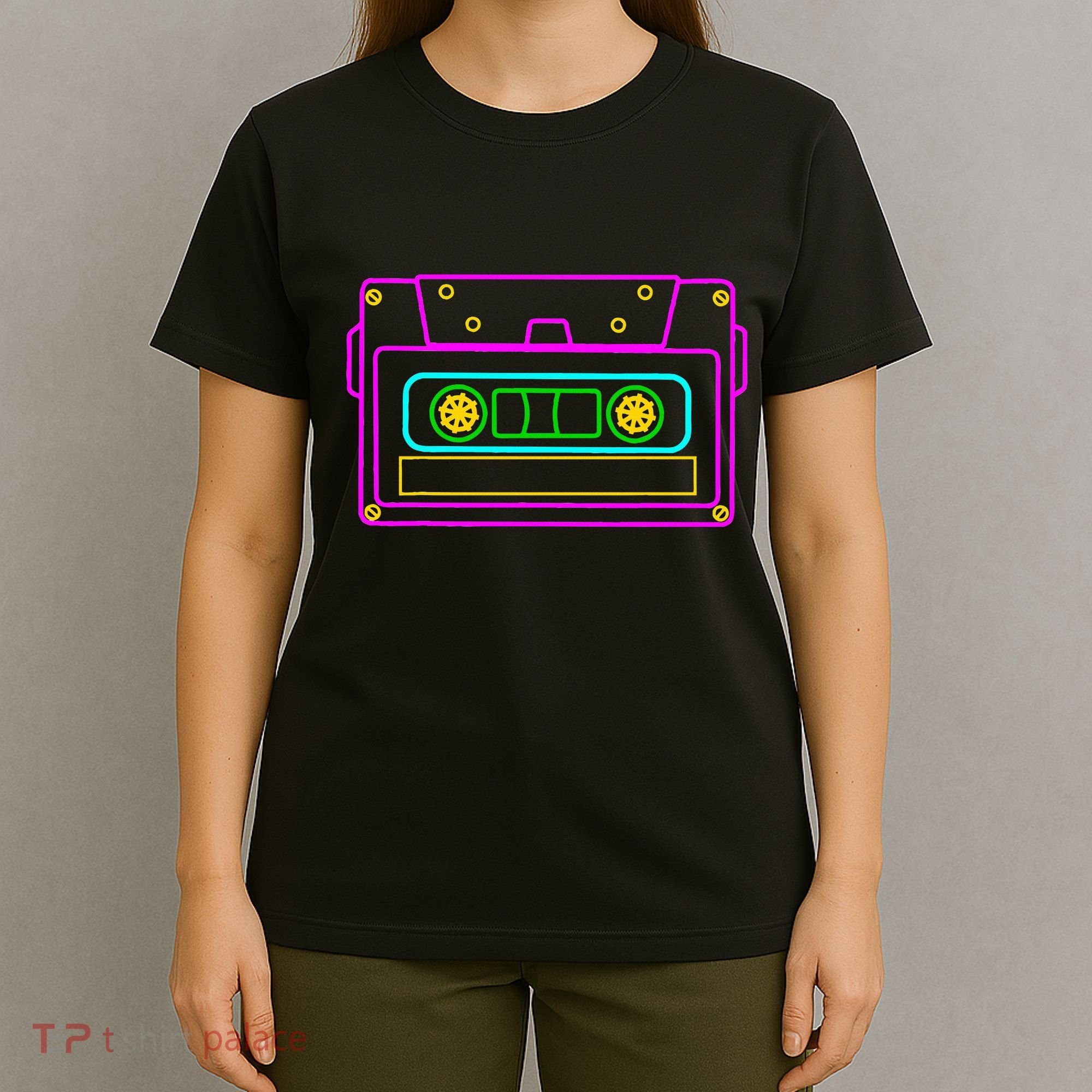 Cassette Tape Retro Vintage Old School 70S 80S 90S T-Shirt
