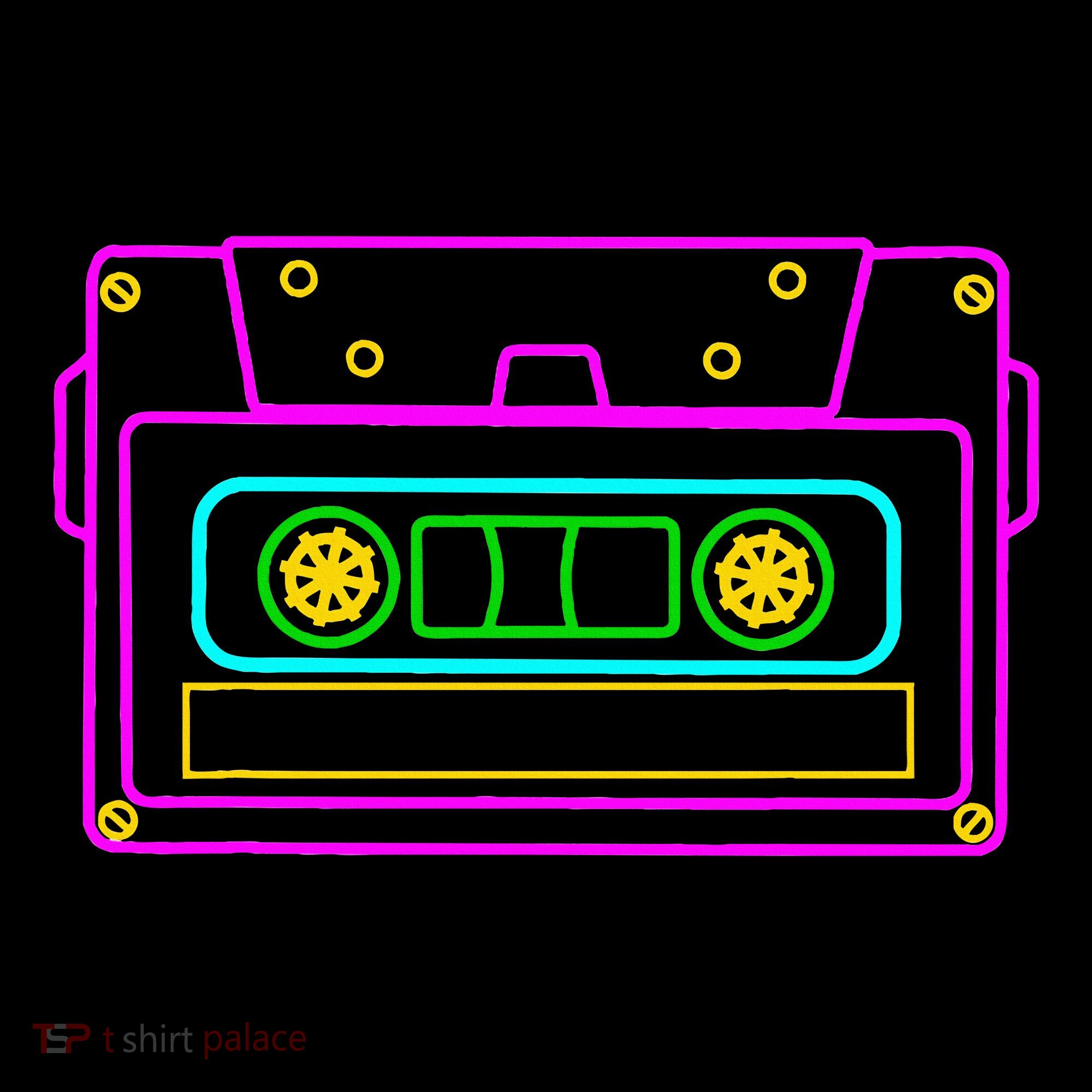 Cassette Tape Retro Vintage Old School 70S 80S 90S T-Shirt
