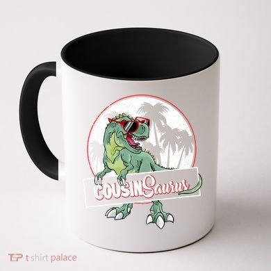 Cousinsaurus T Rex Dinosaur Cousin Saurus Boy Family Gift Coffee Mug