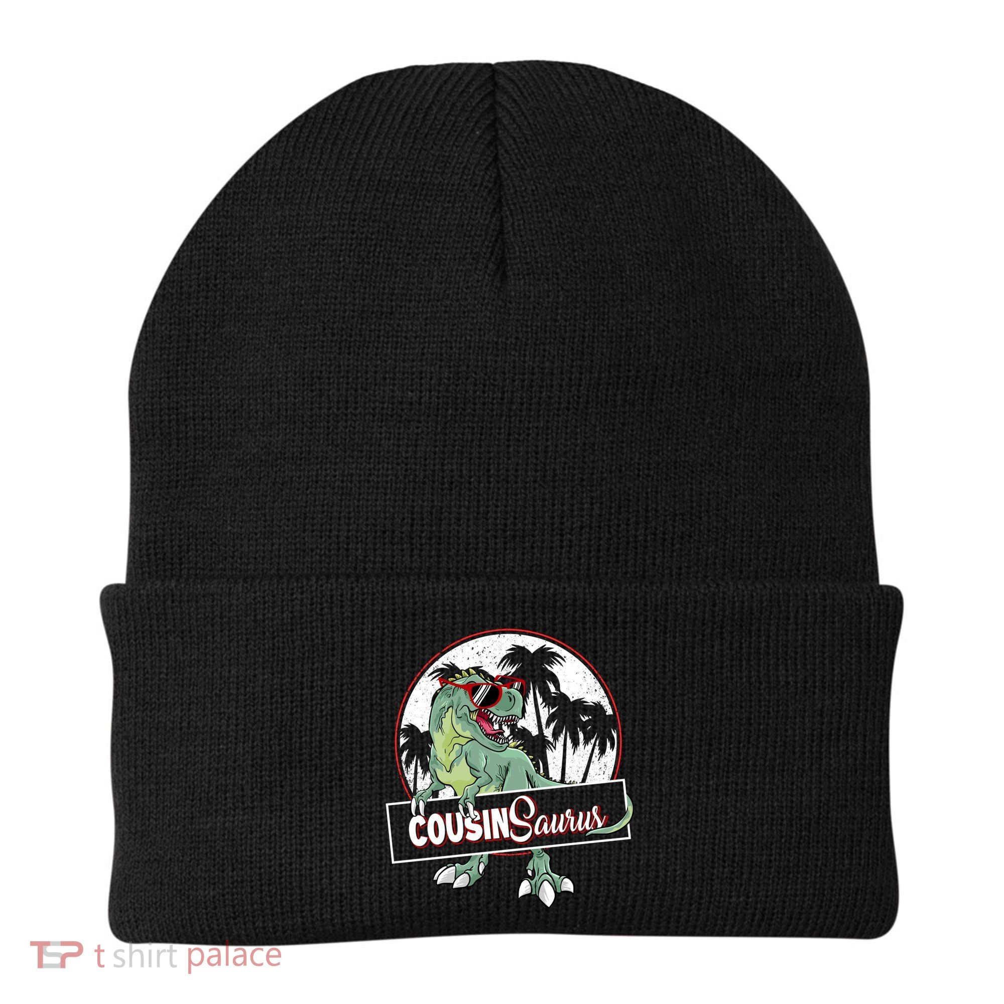 Cousinsaurus T Rex Dinosaur Cousin Saurus Boy Family Gift Beanie