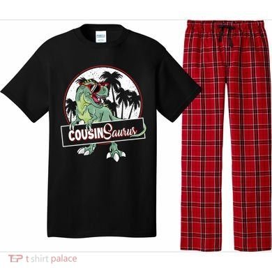 Cousinsaurus T Rex Dinosaur Cousin Saurus Boy Family Gift Pajama Set