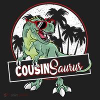 Cousinsaurus T Rex Dinosaur Cousin Saurus Boy Family Gift Hat thumb 2
