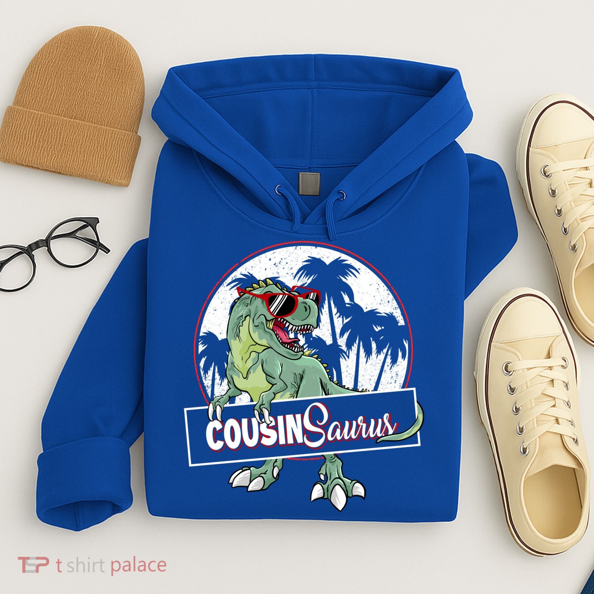 Cousinsaurus T Rex Dinosaur Cousin Saurus Boy Family Gift Hoodie