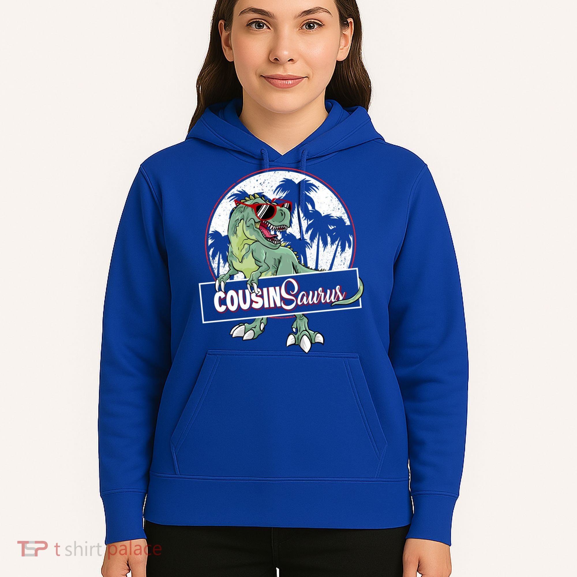 Cousinsaurus T Rex Dinosaur Cousin Saurus Boy Family Gift Hoodie