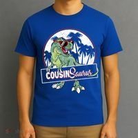 Cousinsaurus T Rex Dinosaur Cousin Saurus Boy Family Gift T-Shirt thumb 3