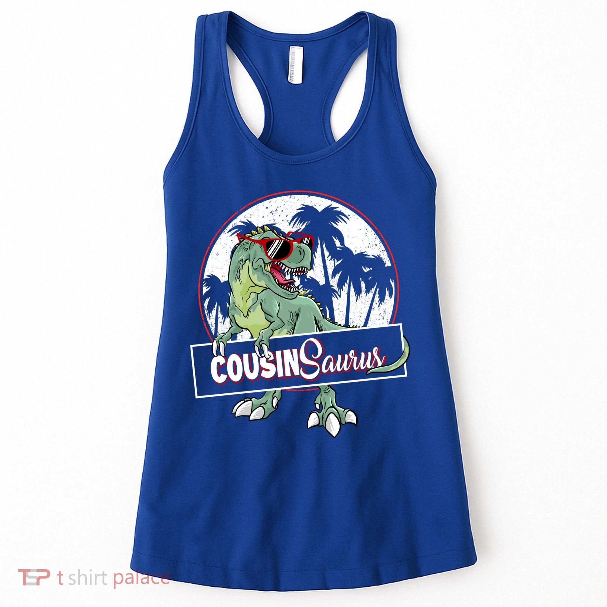 Cousinsaurus T Rex Dinosaur Cousin Saurus Boy Family Gift Women's Tank Top