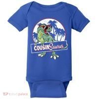 Cousinsaurus T Rex Dinosaur Cousin Saurus Boy Family Gift Baby Bodysuit thumb 0