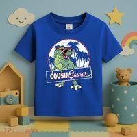 Cousinsaurus T Rex Dinosaur Cousin Saurus Boy Family Gift Toddler T-Shirt thumb 3