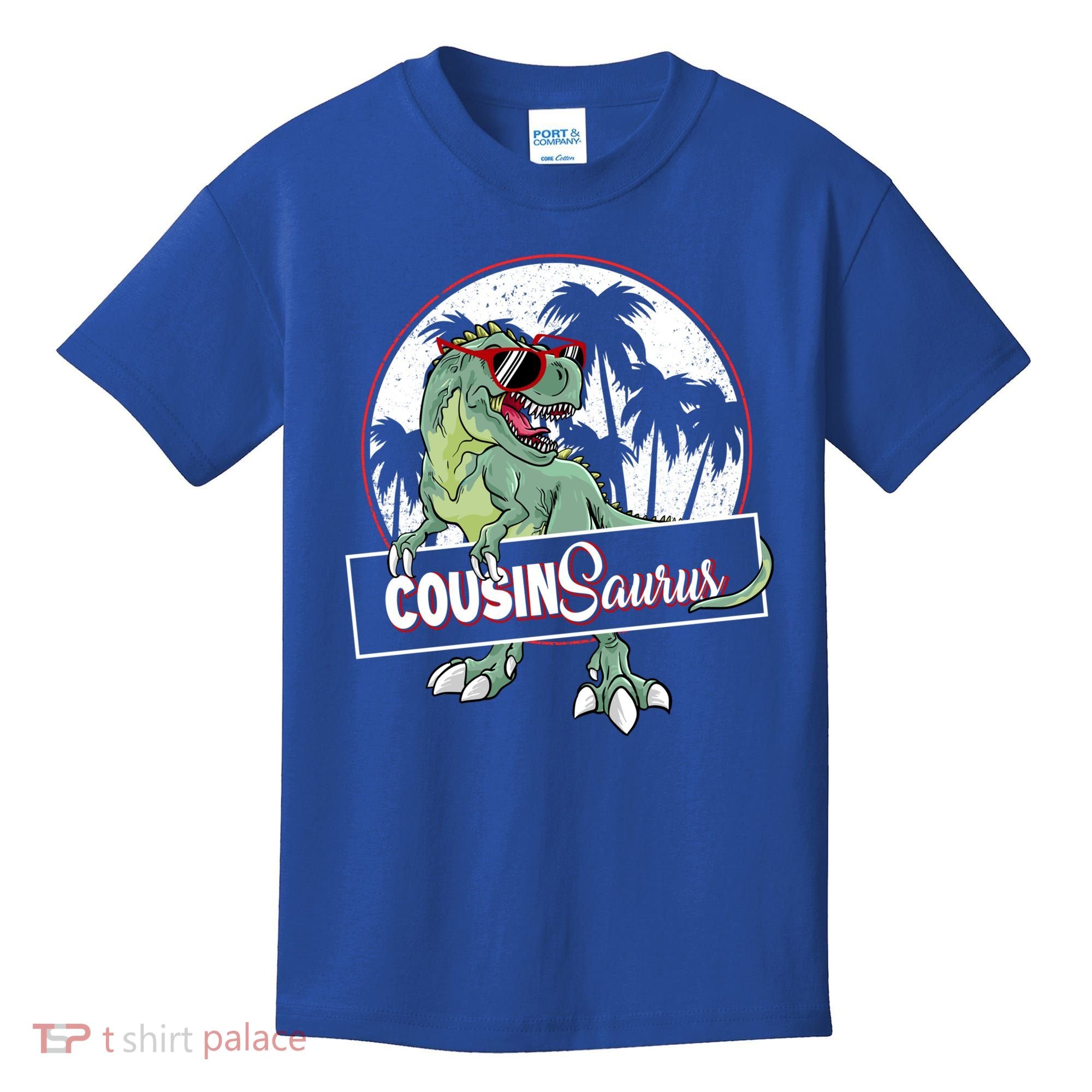 Cousinsaurus T Rex Dinosaur Cousin Saurus Boy Family Gift Kids T-Shirt