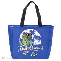 Cousinsaurus T Rex Dinosaur Cousin Saurus Boy Family Gift Tote Bag thumb 0