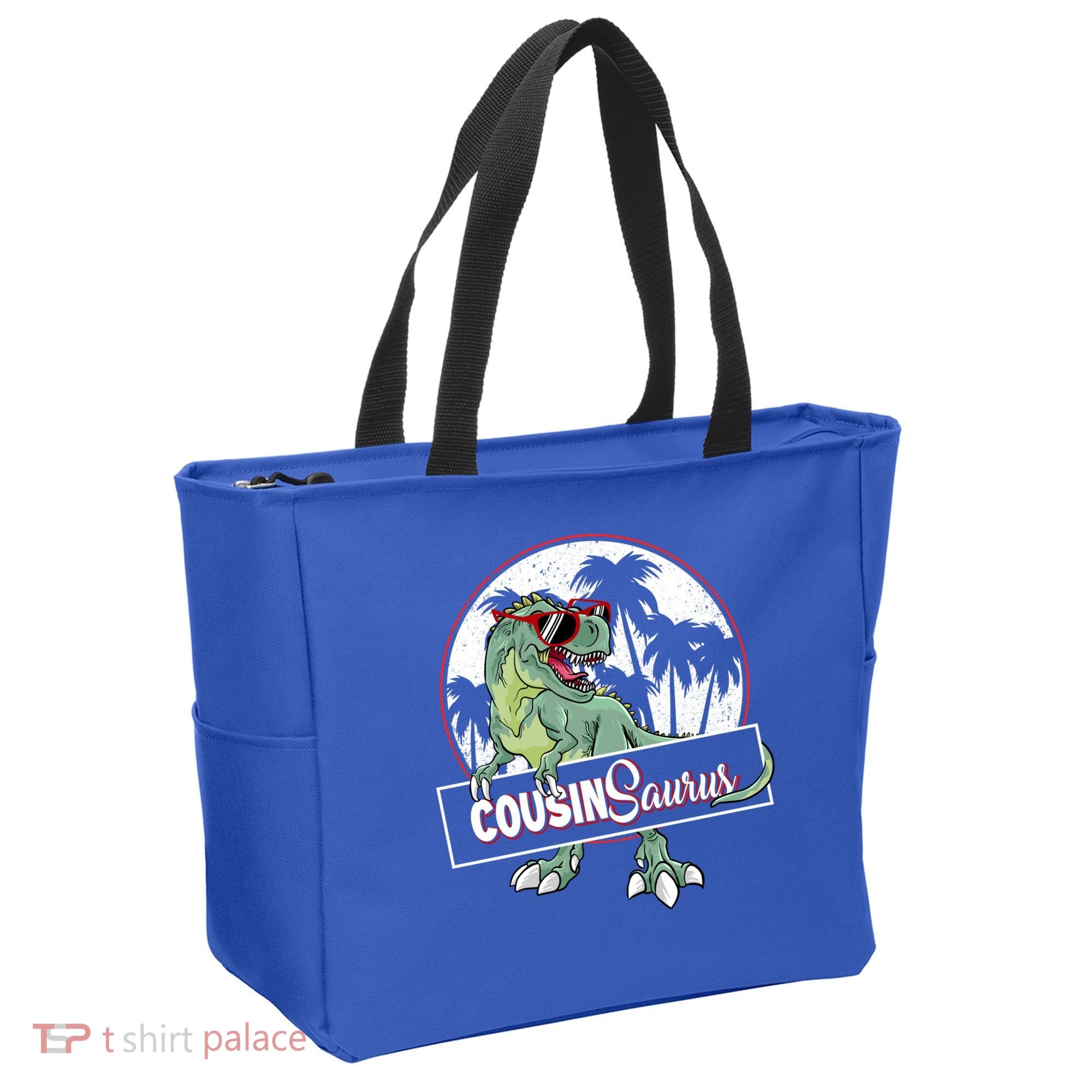 Cousinsaurus T Rex Dinosaur Cousin Saurus Boy Family Gift Tote Bag