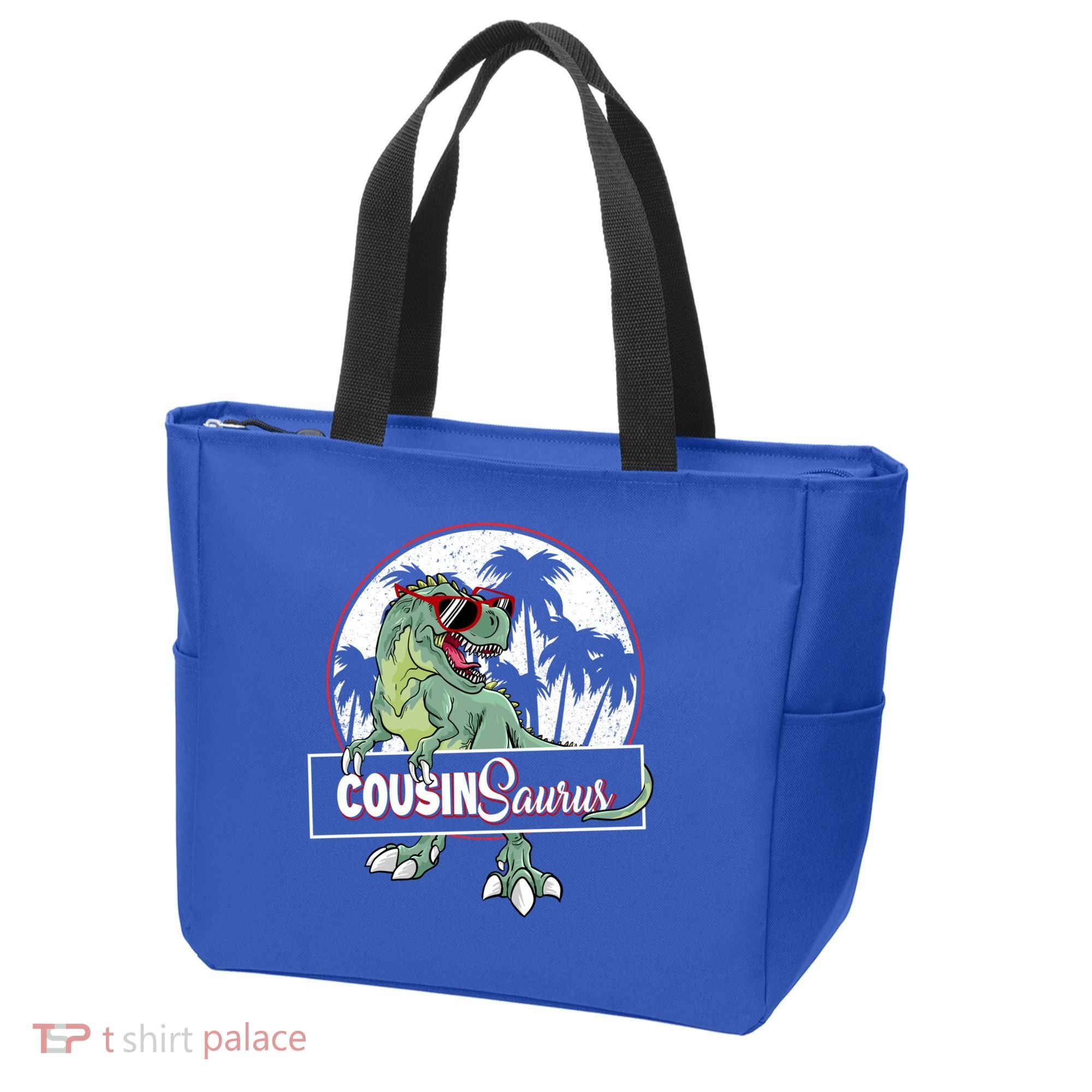 Cousinsaurus T Rex Dinosaur Cousin Saurus Boy Family Gift Tote Bag