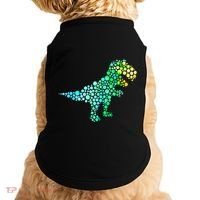 Cute T Rex Dinosaur Lover Polka Dot Pattern International Dot Day Gift Doggie Tank thumb 0