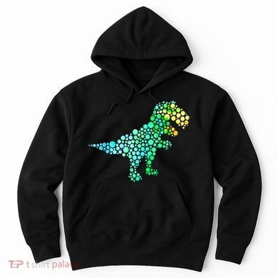 Cute T Rex Dinosaur Lover Polka Dot Pattern International Dot Day Gift Hoodie