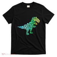 Cute T Rex Dinosaur Lover Polka Dot Pattern International Dot Day Gift T-Shirt thumb 0