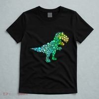 Cute T Rex Dinosaur Lover Polka Dot Pattern International Dot Day Gift T-Shirt thumb 5