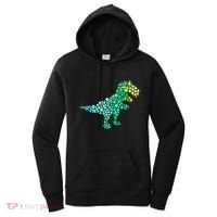 Cute T Rex Dinosaur Lover Polka Dot Pattern International Dot Day Gift Women's Hoodie thumb 0
