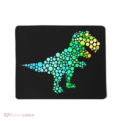 Cute T Rex Dinosaur Lover Polka Dot Pattern International Dot Day Gift Mousepad