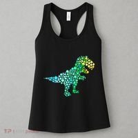 Cute T Rex Dinosaur Lover Polka Dot Pattern International Dot Day Gift Women's Tank Top thumb 3